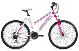 TORPADO Mountain Bike TORPADO Bike MTB Women Storm 26"Alu 3x 7V Women Size 38White Fuchsia (MTB)