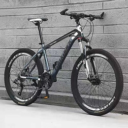 UYHF Bike UYHF 26 Inch Mountain Bike for Men, 21 Speed Double Disc Brake Mens Women Mountain Bike With Front Suspension Fork E-24 Speed