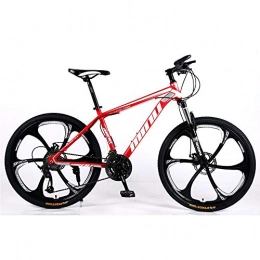 FLYFO Bike Variable-Speed Mountain Bike, 26-Inch Male And Female Shock-Absorbing Student Bike, Carbon Steel Bikes, 21 / 24 / 27 / 30 Speed Mountain Bicycle, MTB, A, 27 speed