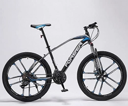 T-NJGZother Mountain Bike Variable Speed Mountain Bike, Male Wild, Adult Women'S Cross-Country, Bicycle Adult-Top With [Ten Knife Wheel] Black Blue_24 Speed 27.5 Inches，Bike Bicycles For Travel, Commuting, Trunk