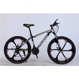 VVBGTS Bike VVBGTS Foldable MountainBike 26 Inch 21 / 24 / 27 / 30 Shift Mountain Bike, One Wheeldual Disc Brake, for Men, Women, Students (Color : 1, Size : 24Speed) (Color : 3, Size : 30Speed)