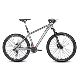 W&TT Bike W&TT Adults Mountain Bike 22 Speed Shock Absorber Off-road Bicycles with Suspension Fork and Disc Brake, Aluminum alloy Bike Cycling 26 / 27.5Inch, Gray, 27.5 * 17