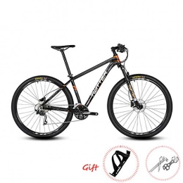 W&TT Mountain Bike 27.5Inch Adults 30 Speeds Off-road Bike with Double Shock Absorber, Aluminum alloy Mechanical Suspension Fork Bicycles,Orange,17