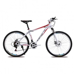 WGYDREAM Mountain Bike WGYDREAM Mountain Bike, Mens Womens Mountain Bicycles 26" Carbon Steel 21 / 24 / 27 Speeds Ravine Bike Dual Disc Brake Front Suspension (Color : B, Size : 21 Speed)