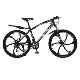 WGYDREAM Mountain Bike WGYDREAM Mountain Bike, Mountain Bicycle Ravine Bike with Dual Disc Brake and Front Suspension Fork 26 inch Wheels, 21 / 24 / 27 Speed (Color : Black, Size : 24-speed)