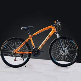 WGYDREAM Mountain Bike WGYDREAM Mountain Bike, Mountain Bicycles for Mens Womens 26" MTB Front Suspension Ravine Bike 21 / 24 / 27 Speeds Dual Disc Brake Carbon Steel Frame (Color : Orange, Size : 27 Speed)