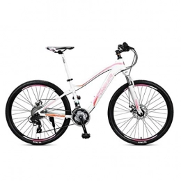WGYDREAM Mountain Bike WGYDREAM Mountain Bike Youth Adult Mens Womens Bicycle MTB Mountain Bike, 26”Men / Women Hardtail Bike, Aluminium Frame With Disc Brakes And Front Suspension, 27 Speed Mountain Bike for Women Men Adults