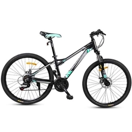 WGYDREAM Bike WGYDREAM Mountain Bike Youth Adult Mens Womens Bicycle MTB Mountain Bike, Aluminium Alloy Frame Bicycles, Double Disc Brake and Front Suspension, 26inch Wheel, 21 Speed Mountain Bike for Women Men Adults