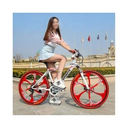 WJSW Mountain Bike WJSW Unisex Bicycle 26 Inch, 21 Speed Commuter City Hardtail Bike Dual Disc Brakes (Color : B)