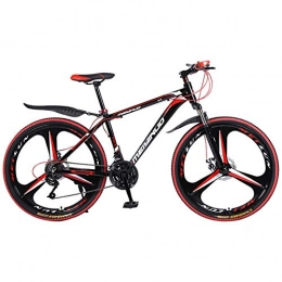 WJZJ Mountain Bike, 26 Inch Double Disc Brake, Adult MTB Country Gearshift Bicycle, Hardtail Mountain 21/24/27 Speed Bike with Adjustable Seat27 Speed