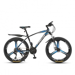 WLWLEO Mountain Bike WLWLEO 26 Inch Mountain Bikes, High-carbon Steel Frame Double Disc Brake System All Terrain Mountain Bicycle for Mountain Highway Road City, C, 24" 30 speed