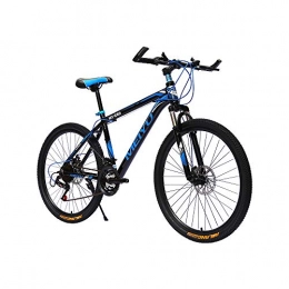 WSJYP Bike WSJYP 26 Inch Men's Mountain Bike, Aluminum alloy Hardtail Mountain Bikes, Front Suspension Adjustable Seat, 21 / 24 / 27 / 30 Speed Mountain Bicycle, 21 speed-Blue