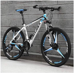 WSJYP Bike WSJYP 26 Inch Mountain Bike, Variable Speed Carbon Steel 21 / 24 / 27 / 30 Speed Bicycle Full Suspension MTB, Riding Comfortable Durable Bike, 24 speed-C