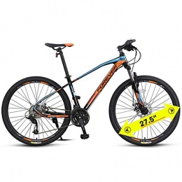 WSJYP Bike WSJYP 27.5 Inch Mountain Bike for Adult, 26 inch Double Disc Brake Frame Bicycle Hardtail with Adjustable Seat, 27 / 30 Speed Men's Mountain Bikes, 27 speed-26 Inch