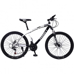WXX Bike WXX 24 Inchmountain Bike Dual Disc Brake Shock Absorption High Carbon Steel Mountain Off-Road Bicycle21 / 24 / 27 Variable Speed Summer Travel Outdoor Bicycle, 21 speed
