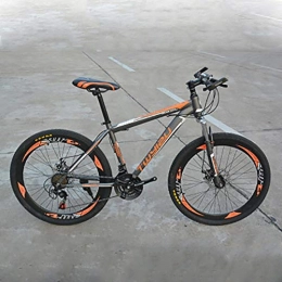 WYN Mountain Bike WYN Bicycle Mountain Bike Steel Shock Absorption Mountain Bikes Variable Speed Bicycle, Orange