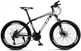 Wyyggnb Mountain Bike Wyyggnb Mountain Bike, Folding Bike Unisex Mountain Bike High-Carbon Steel Frame MTB Bike 26Inch Mountain Bike 21 / 24 / 27 / 30 Speeds With Disc Brakes And Suspension Fork (Color : A, Size : 21 Speed)