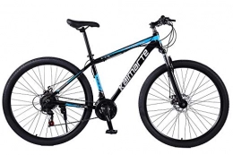 XCBY Bike XCBY Mountain Bike, MTB Bicycle - 29 Inch Men's, Alloy Hardtail Mountain Bike, Mountain Bicycle with Front Suspension Adjustable Seat, 21 / 24 / 27 Speed Blue-21Speed