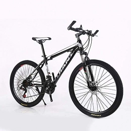 xiaoxiao666 Mountain Bike xiaoxiao666 24 inch mountain bike bike with 21-speed fork suspension boys bike & men bike frame bag full suspension boys-men bike with front and rear fender-black