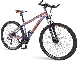 XUERUIGANG 26 inch Aluminum Mountain Bike 33 Speeds, Disc Brake Suspension Fork,68" Frame Size(Color: green/purple/white) (Color : Purple, Size : 26")