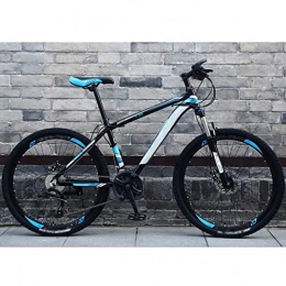 YANGDONG Bike YANGDONG 30-speed Gear Adult Mountain Bike, Mountain Bike High Carbon Steel Full Suspension, High-speed Bike Double Disc Brake Outdoor Mountain Bike (Color : C, Size : 24 inch)