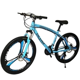 YANGSANJIN Bike YANGSANJIN 26 Inch Mountain Bikes, High-Carbon Steel, Double Disc Brake Adjustable Seat Bicycle, Suitable for Students, Cyclists, 21 Speed