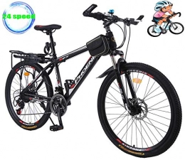 YGWLWL Mountain Bike YGWLWL 24-Speed Mountain Off-Road Bicycle, 24'' Mountain Bike, Variable Speed Bicycle with Aluminum Alloy Wheels And Dual Disc Brake, Suitable for People with Height of 155~185 Cm, B