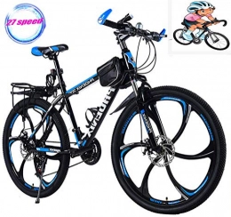 YGWLWL Mountain Bike YGWLWL 24-Speed Variable Speed Bicycle, 26'' Lightweight Bicycle, Mountain Bike with All Aluminum Foot Pedal And Dual Disc Brake, Suitable for People with Height of 155~185 Cm, B