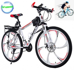 YGWLWL Mountain Bike YGWLWL 24-Speed Variable Speed Bicycle, 26'' Lightweight Bicycle, Mountain Bike with PVC Foot Pedal And Dual Disc Brake, Suitable for People with Height of 155~185 Cm, C