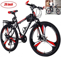 YGWLWL Mountain Bike YGWLWL 26-Inch Disc Brake Bicycle, 24-Speed Variable-Speed Bicycle, Mens Mountain Bike with Dual Disc Brake And 8-Piece Positioning Tower Wheel, Very Suitable for Outdoor Riding, C