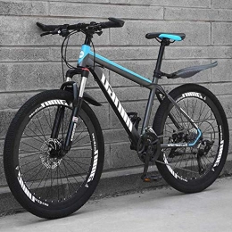YI KE Bike YI KE Mountain Bicycle Gears Dual Disc Brakes High Carbon Steel 26 Inch Wheels for Outdoor Cycling Travel Work Out Unisex Adult