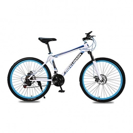 YIRENXIAO Mountain Bike YIRENXIAO Mountain Bike Adult 26-inch 21-Speed Shock-Absorbing Dual-disc High-Carbon Steel Student Bike
