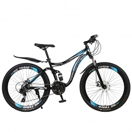Youth/Adult 21-speed 26 Inch 40-spoke Broken Wind Wheel, Multifunctional Mountain Bike, Front Suspension Of Mountain Cross-country Bike, Multiple Colors, Anti-slip Resin Pedals, High-carbon Steel Fram