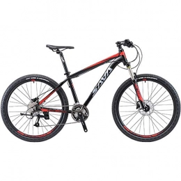 YQY Bike YQY Mountain Bike Bicycle 27 Speed Aluminum Alloy Oil Disc Brake 27.5 Inch Male And Female Variable Speed Adult Bicycle, Red
