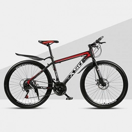 YXYLD Mountain Bike YXYLD Mountain Bike 26 Inch, men's Mountain Bikes High-carbon Steel, hardtail Mountain Bicycle with Front Suspension, Adjustable Seat Spoke Small Portable Bicycle Adult