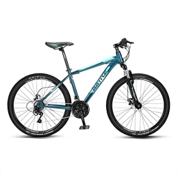 zcyg Bike zcyg 26 Inch Bikes Mountain Bike With Full Suspension High Carbon Steel Frame, 24 Speed, Double Disc Brake And Dual Suspension Anti-Slip Bicycles For Adult(Color:Blue)