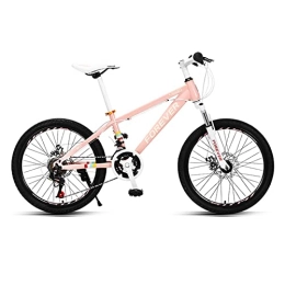 zcyg Bike zcyg Adult Mountain Bike, 24 Speed High Carbon Steel Frame Bicycle, 24 Inch Wheels MTB Bikes For Women / Youth / Adult With Mechanical Disc Brakes, Suspension Fork(Color:Pink)