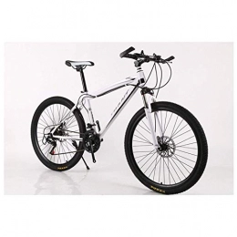 ZGQA-GQA Bike ZGQA-GQA Outdoor sports Mountain Bikes Bicycles 2130 Speeds Shimano HighCarbon Steel Frame Dual Disc Brake (Color : White, Size : 30 Speed)