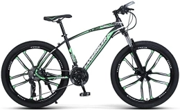 ZLYJ Mountain Bike ZLYJ 26 Inch Adults Mountain Bikes, Carbon Steel Frame Hardtails Bicycles, Double Front Disc Brake Front Suspension C, 26inch