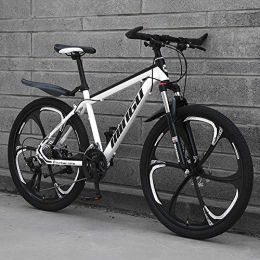 ZLZNX Bike ZLZNX 26 Inch Mountain Bike for Adult, Lightweight Aluminum Full Suspension Frame, Suspension Fork, Disc Brake for Riding Outside Sports Travel, B, 21Speed