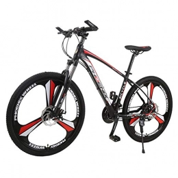 ZTIANR Bike ZTIANR Mountain Bicycle, 26 Inch Wheel Dual Full Suspension Mountain Bike 27 Speed Aluminum Alloy Frame with Disc Brakes And Suspension Fork, Red