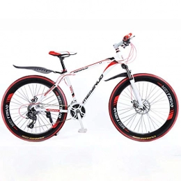 ZTYD Bike ZTYD 26In 21-Speed Mountain Bike for Adult, Lightweight Aluminum Alloy Full Frame, Wheel Front Suspension Mens Bicycle, Disc Brake, Red 2