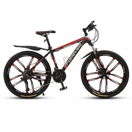 ZWPY Mountain Bike ZWPY 26 Inch Mountain Bike, Hardtail Mountain Bikes, 24 Speed Gearshift, Fork Suspension, Suitable From 165-180 Cm, for Outdoors Cycling, 10 Spoke Wheels