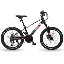 ZXQZ Bike ZXQZ 20-Inch Mountain Bike, Mens / Womens Alloy Frame, 21 Speed, Disc Brakes, Youth Students Off-road Racing (Color : Black)