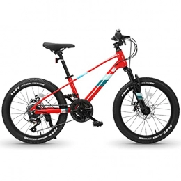 ZXQZ Mountain Bike ZXQZ 20" Mountain Bikes, Mountain Trail Bike, 21 Speed Bicycle, Magnesium Alloy Frame Mechanical Double Disc Brake (Color : Red)