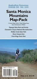  Mountain Biking Book BikeMapDude Productions Mountain Bike Trail Guides: Santa Monica Mountains Map-Pack