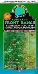  Book Colorado Front Range Mountain Bike Topo Map