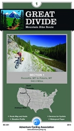  Mountainbike-Bücher Great Divide Mountain Bike Route #1: Roosville, Montana - Polaris, Montana (542 Miles)