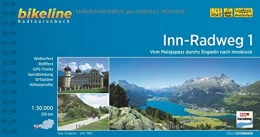  Mountainbike-Bücher Inn-Radweg / Inn-Radweg 1: Vom Malojapass durchs Engadin nach Innsbruck, 1:50.000, 230 km