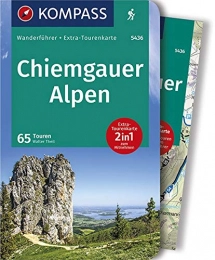 Kompass Verlag Bücher KOMPASS Wanderführer Chiemgauer Alpen: Wanderführer mit Extra-Tourenkarte 1:35.000, 65 Touren, GPX-Daten zum Download